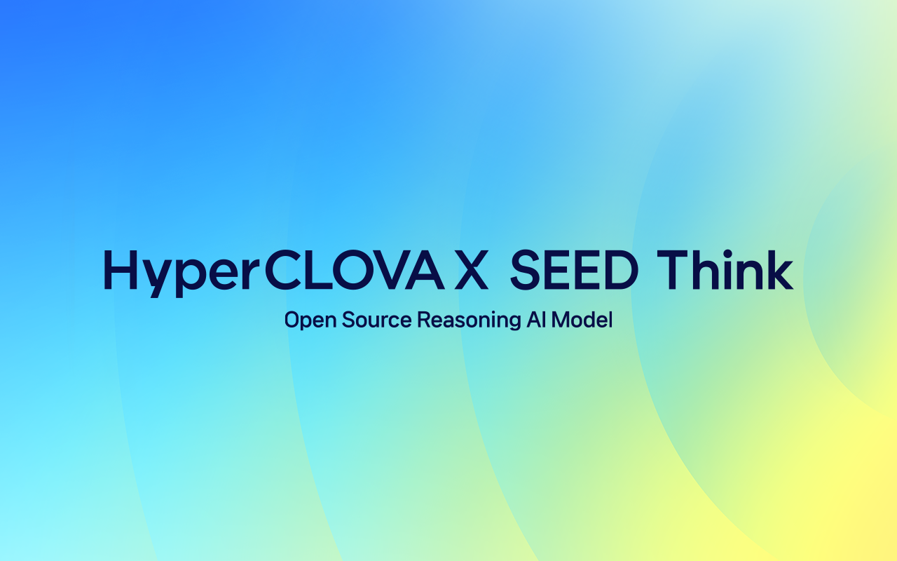 Image for AI 생태계에 새로운 싹을 틔우다: HyperCLOVA X SEED Think